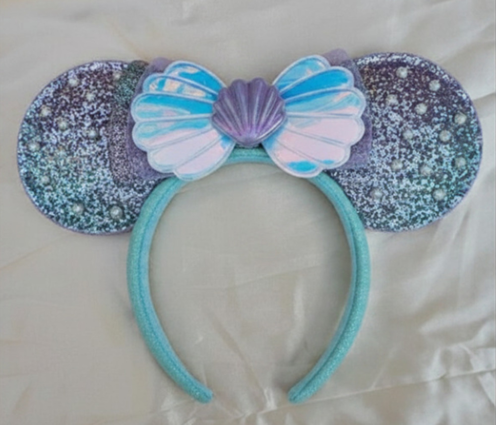 New The Little Mermaid Ariel Pearl Ears Headband Exclusive